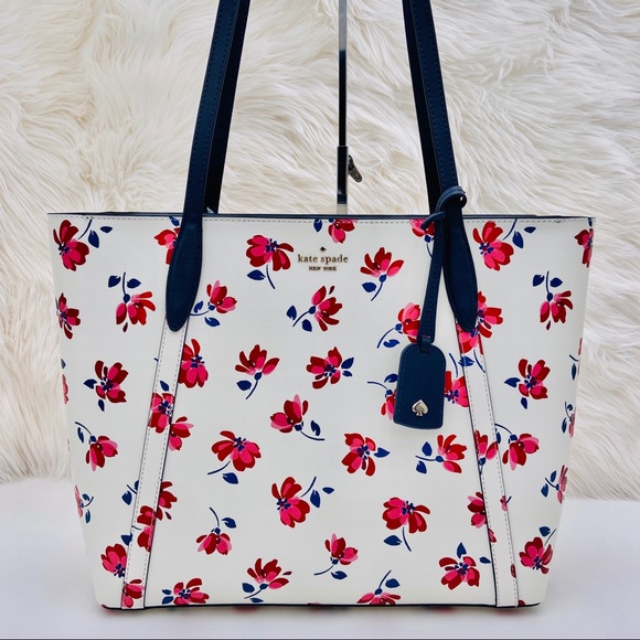 Kate Spade Large Cara Tea Garden Toss Tote